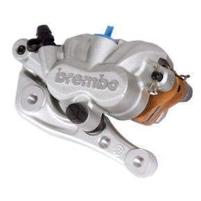 Pinza freno anteriore BREMBO con staffa e pastiglie - ø pistoni 24mm, interasse fori 95mm BR360130
