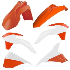 Kit plastiche KTM Arancione/Bianco CM91226