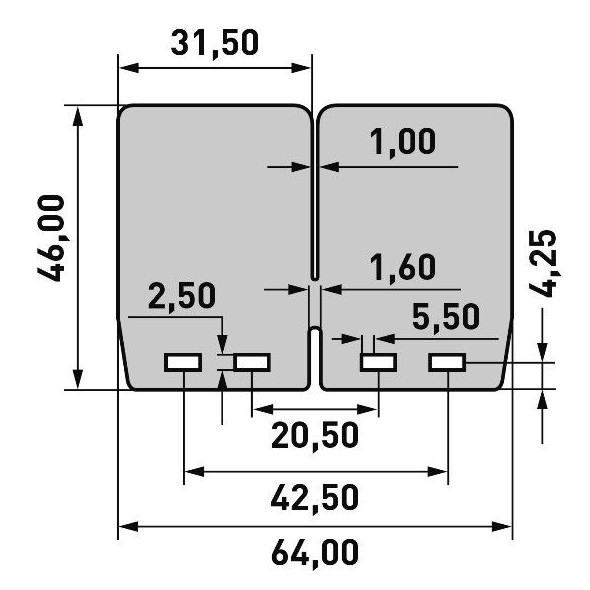 Lamelle CARBONO RACING per V-Force4 (4 pz) CRV1014