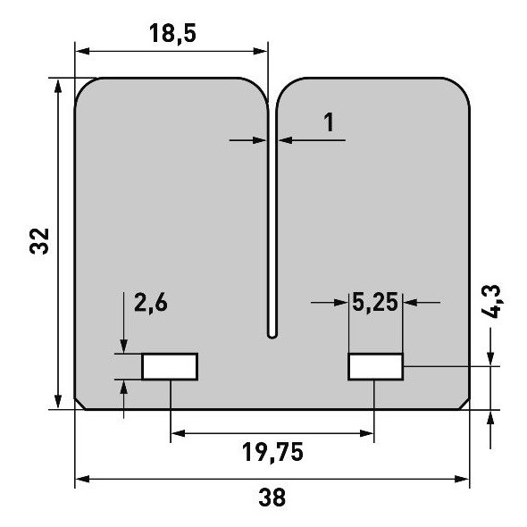 Lamelle CARBONO RACING per V-Force3 (4 pz) CRV914