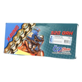 Catena CZ 520 ORH - 120 maglie - Nero - con X-ring CZ520ORH.120