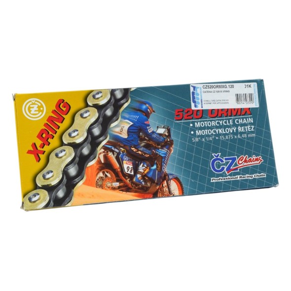 Catena CZ 520 M - 120 maglie - Oro - con X-ring CZ520ORMXG.120