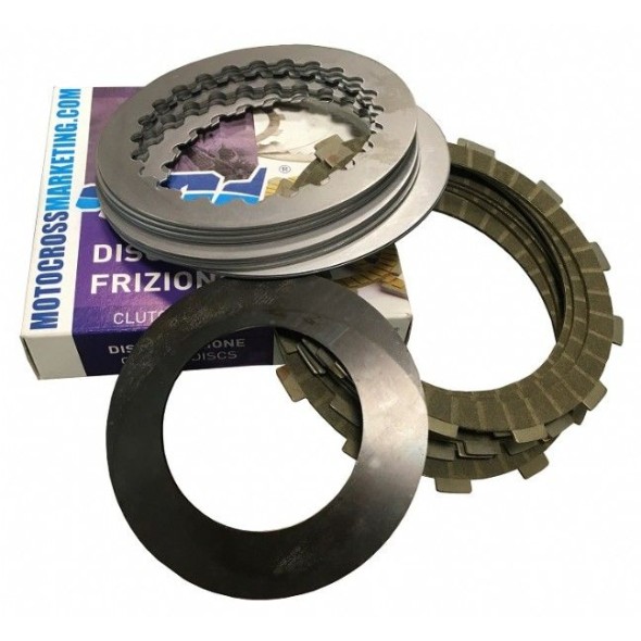 Kit completo dischi frizione, interdischi e molla a tazza GASGAS HUSQVARNA KTM DFK6305