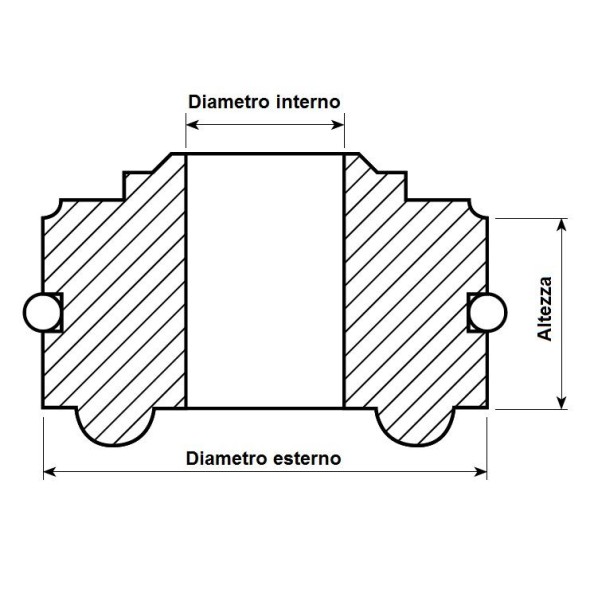 Testina completa KYB 16x46x20 mm KYB1202446012