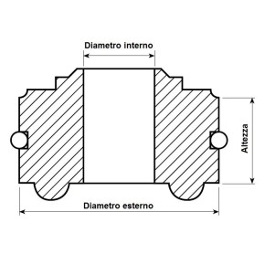 Testina completa KYB 18x50x20 mm KYB1202450003