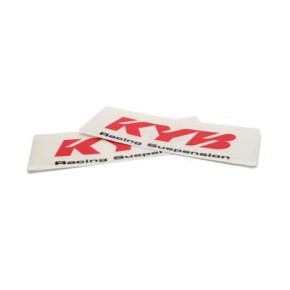 Adesivi forcelle logo KYB rosso (2 pezzi) KYB1700100002