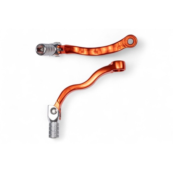 Leva cambio in alluminio forgiato KTM arancione LCA4376A