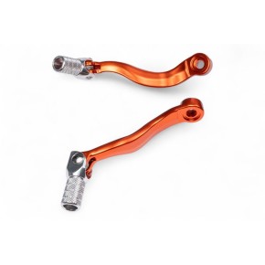 Leva cambio in alluminio forgiato KTM arancione LCA4381A