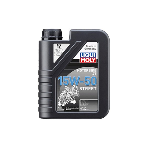 Olio motore LIQUI MOLY Strada 4T - 15W/50 - A base sintetica - 1 L LM02555
