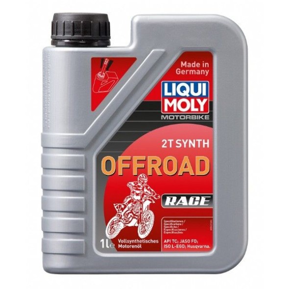 Olio miscela LIQUI MOLY Off Road 2T RACE - 100% sintetico - 1 L LM03063