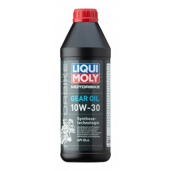 Olio cambio/frizione LIQUI MOLY Motorbike Gear Oil - 10W/30 - A base sintetica - 1 L LM05927