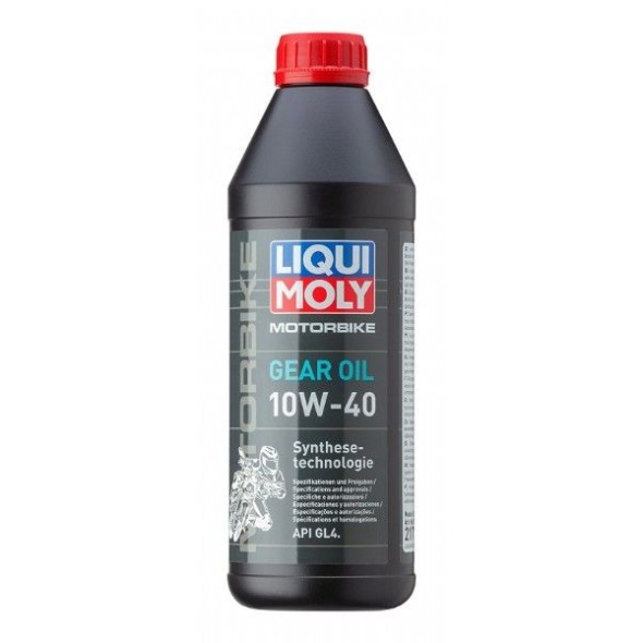 Olio cambio/frizione LIQUI MOLY Motorbike Gear Oil - 10W/40 - A base sintetica - 1 L LM21753