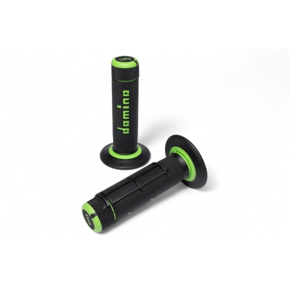 Manopole DOMINO Cross - Nero/verde MN1586