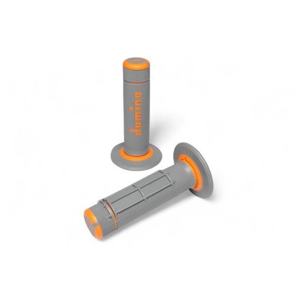 Manopole DOMINO Cross - Grigio/arancione MN1590