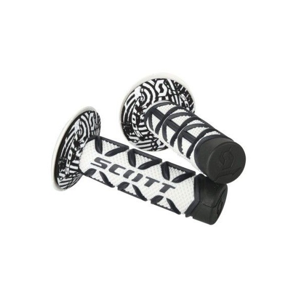 Manopole SCOTT Diamond - Nero/bianco MN1614