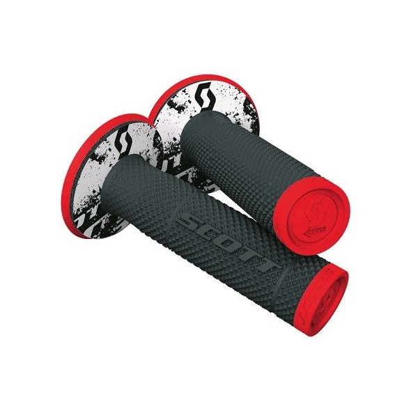 Manopole SCOTT SXII - Nero/rosso MN1633