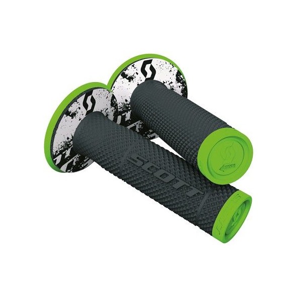 Manopole SCOTT SXII - Nero/verde MN1638