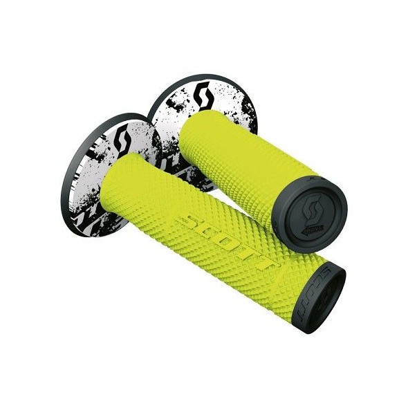 Manopole SCOTT SXII - Nero/giallo fluo MN1639