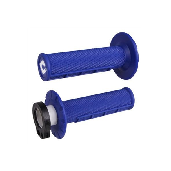 Manopole Lock-ON ODI V2 Half-Waffle MX - Blu MNL1700B
