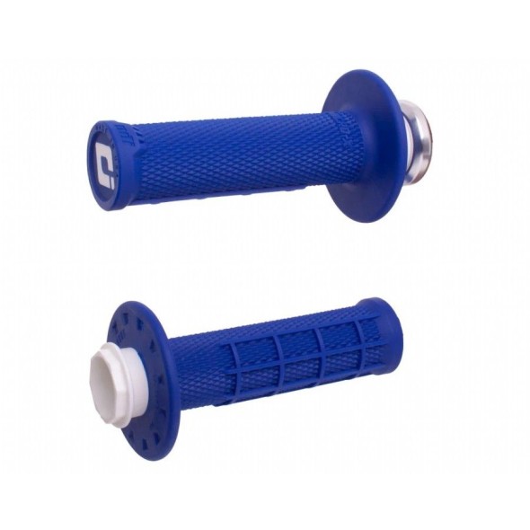 Manopole Lock-ON ODI V2 Micro-X Half Waffle - Blu MNL1706B