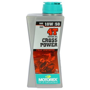 Olio motore MOTOREX Cross Power 4T - 10W/50 - 100% sintetico - 1 L OM41050