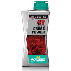 Olio motore MOTOREX Cross Power 4T - 10W/60 - 100% sintetico - 1 L OM41060