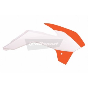 Convogliatori radiatore KTM 85 arancione/bianco P8416700004
