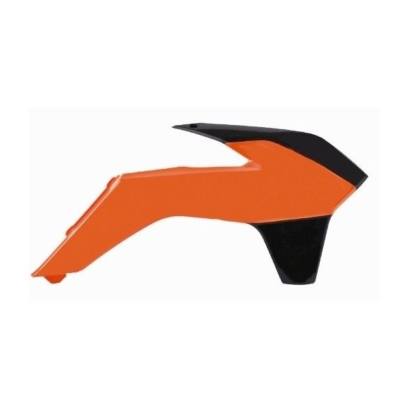 Convogliatori radiatore KTM arancione/nero P8417400004