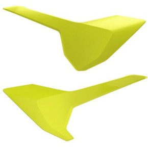 Portanumeri laterali HUSQVARNA giallo fluo P8418200004