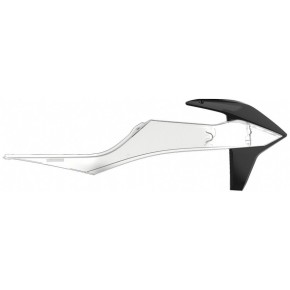 Convogliatori radiatore KTM clear/nero P8422100006