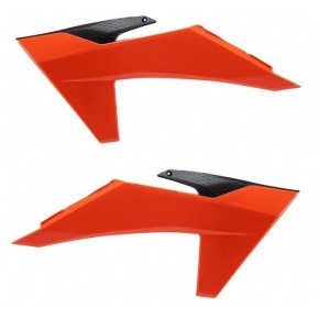 Convogliatori radiatore KTM arancione16/nero P8478000001