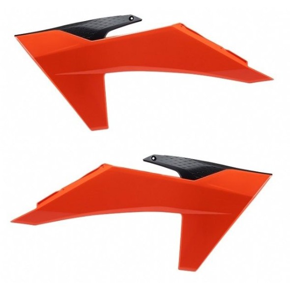 Convogliatori radiatore KTM arancione16/nero P8478000001