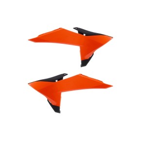 Convogliatori radiatore KTM arancione16/nero P8506100001