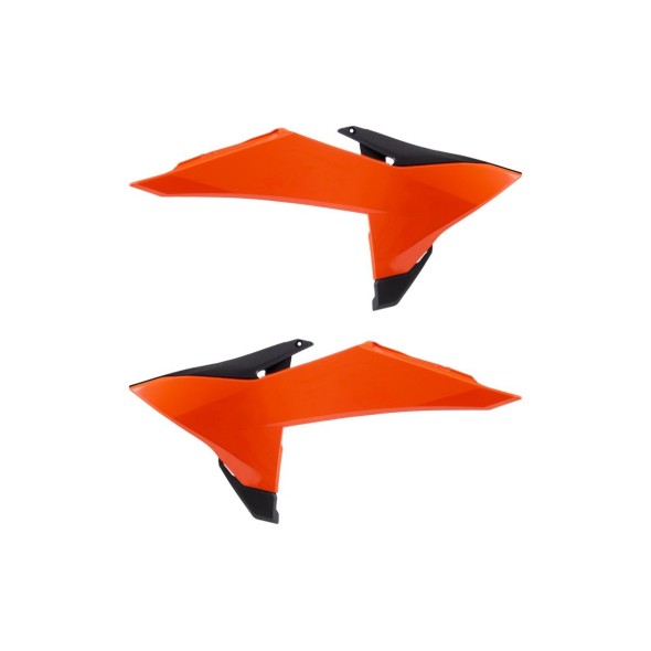 Convogliatori radiatore KTM arancione16/nero P8506100001