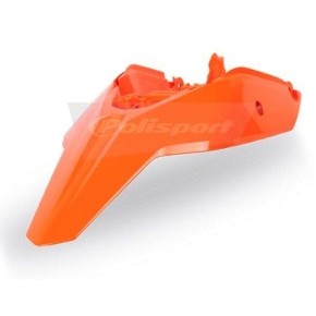 Parafango posteriore con portanumeri laterali KTM arancione P8571600001