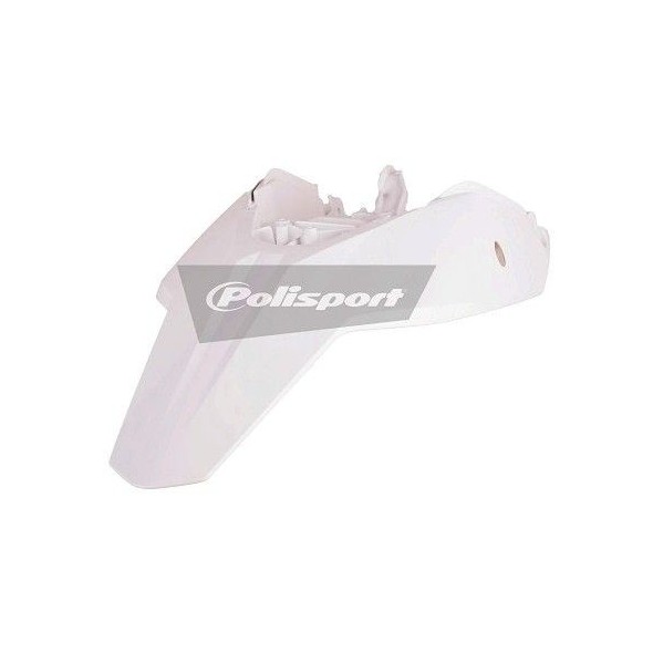 Parafango posteriore con portanumeri laterali KTM bianco P8571600019