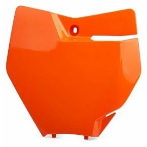 Tabella portanumero KTM arancione16 P8664900001