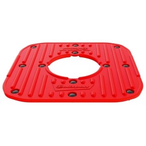 Pianale in gomma con clips di montaggio per POLISPORT Track Stand - Rosso P8985900003