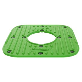 Pianale in gomma con clips di montaggio per POLISPORT Track Stand - Verde P8985900004
