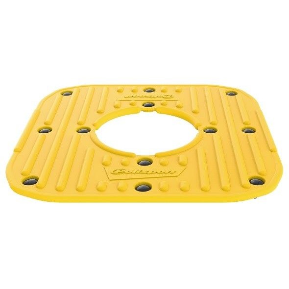 Pianale in gomma con clips di montaggio per POLISPORT Track Stand - Giallo P8985900005