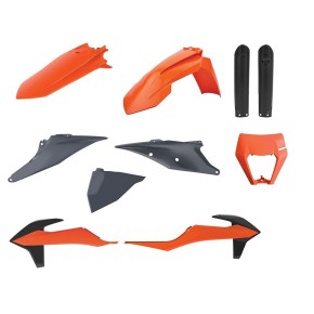 Kit plastiche KTM Arancione16/Nardo grey P91040