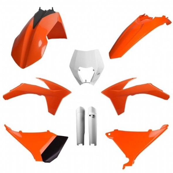 Kit plastiche KTM Arancione/Bianco P91462
