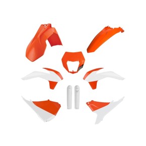 Kit plastiche KTM Arancione/Bianco P91464
