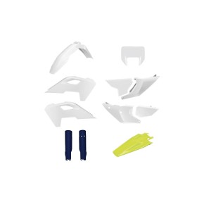 Kit plastiche HUSQVARNA Bianco 20/Giallo/Blu HVA P91646