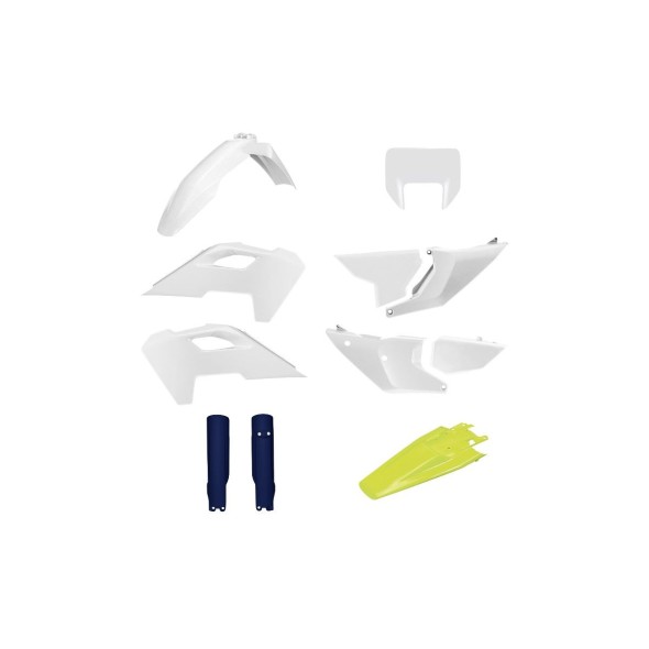 Kit plastiche HUSQVARNA Bianco 20/Giallo/Blu HVA P91646