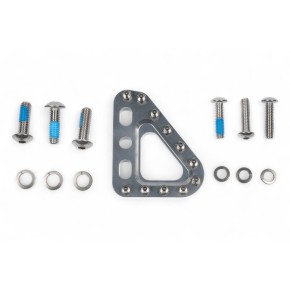 Puntale maggiorato in alluminio CNC per pedali freno PDF (viti e ranelle incluse) PDF998