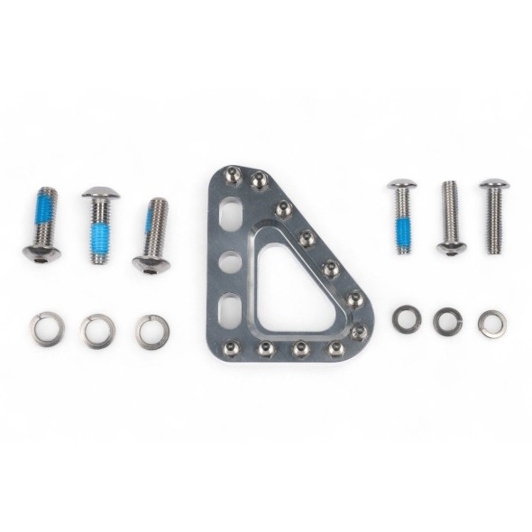 Puntale maggiorato in alluminio CNC per pedali freno PDF (viti e ranelle incluse) PDF998