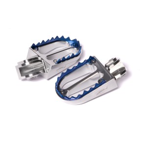 Pedane poggiapiedi in alluminio con denti in titanio PER04