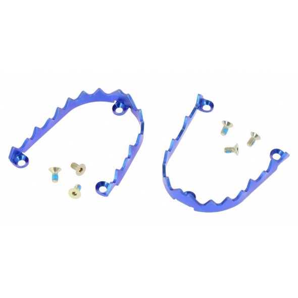 Ricambio coppia lamine dentellate in titanio - 6 viti di fissaggio incluse PER999