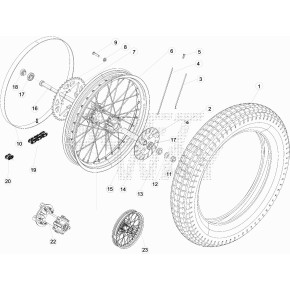 RUOTA POSTERIORE EVO 2T